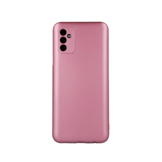 Zadný kryt na Samsung Galaxy A55 5G - Silikónový METALLIC ružový