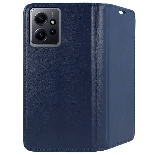 SKLO + PUZDRO 2v1 pre Xiaomi Redmi Note 12 - Knižkové MAGNETIC modré