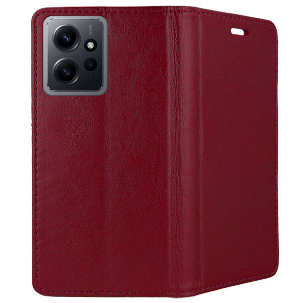 Knižkové puzdro pre Xiaomi Redmi Note 12 - SMART MAGNETIC bordové
