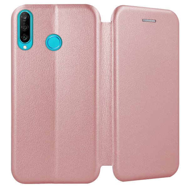 9D SKLO + PUZDRO 2v1 pre HUAWEI P30 Lite - Knižkové Diva ružové