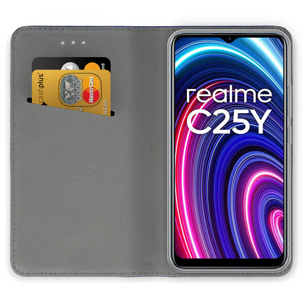 Knižkové puzdro pre Realme C21Y / C25Y - SMART MAGNETIC zelené