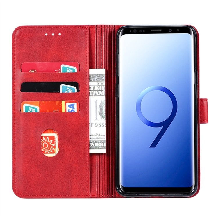Knižkové puzdro pre Samsung Galaxy S9 Plus - Solid červené