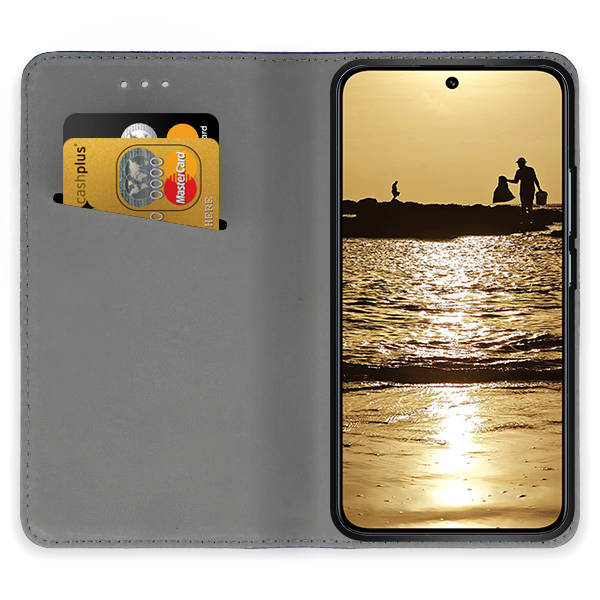 SKLO + PUZDRO 2v1 pre Xiaomi 13 - Knižkové MAGNET čierne