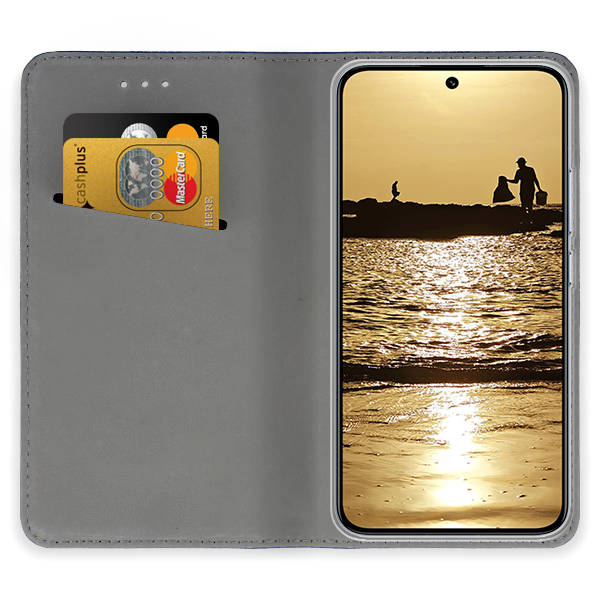 SKLO + PUZDRO 2v1 pre Xiaomi 13 - Knižkové MAGNET červené