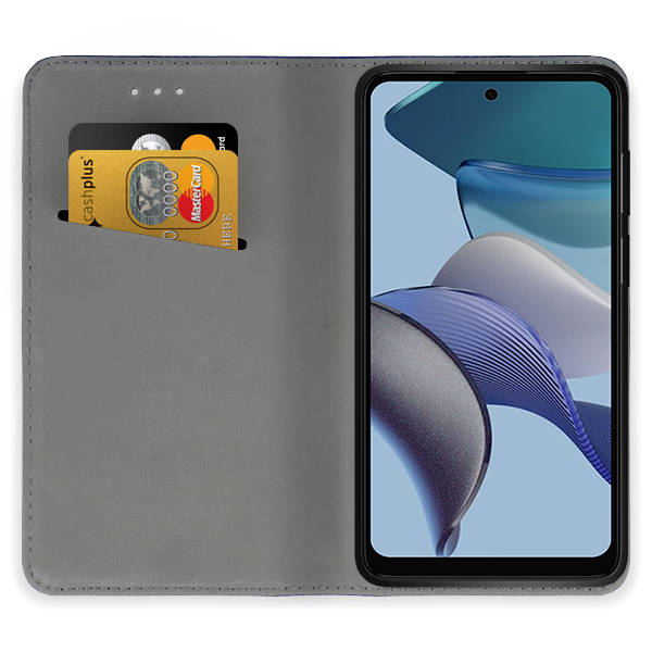 Knižkové puzdro pre Motorola Moto G53 5G - SMART MAGNET čierne