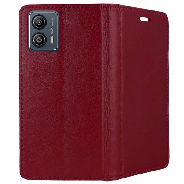 Knižkové puzdro pre Motorola Moto G53 5G - SMART MAGNETIC bordové