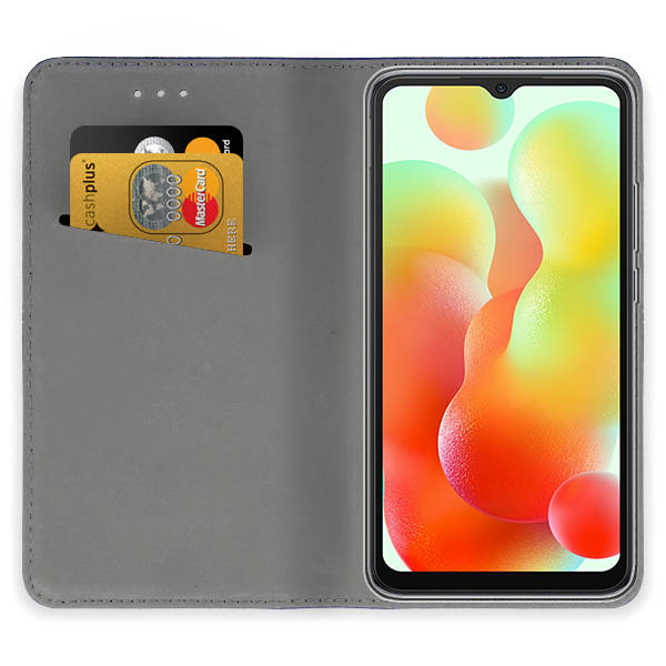 Knižkové puzdro na Xiaomi Redmi 12C - MAGNET červené