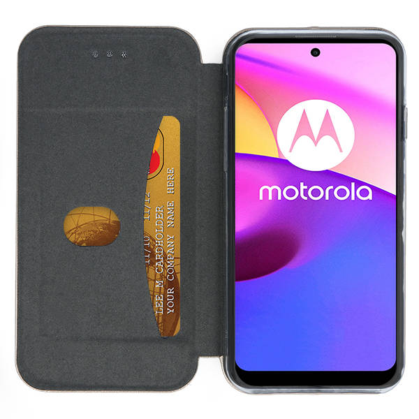 9D SKLO + PUZDRO pre Motorola Moto G23 / G13 - Knižkové puzdro DIVA bordové