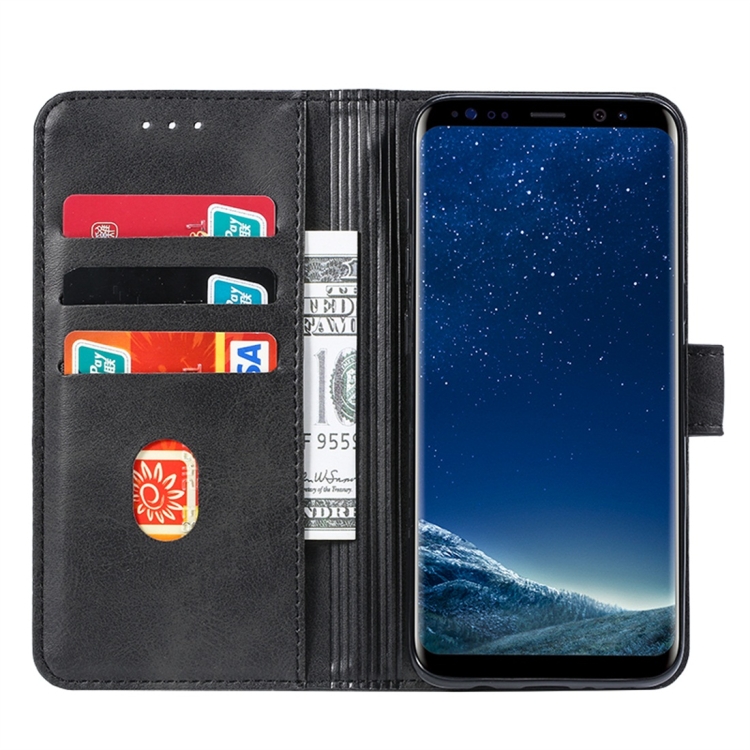 Knižkové puzdro pre Samsung Galaxy S8 Plus - Solid čierne