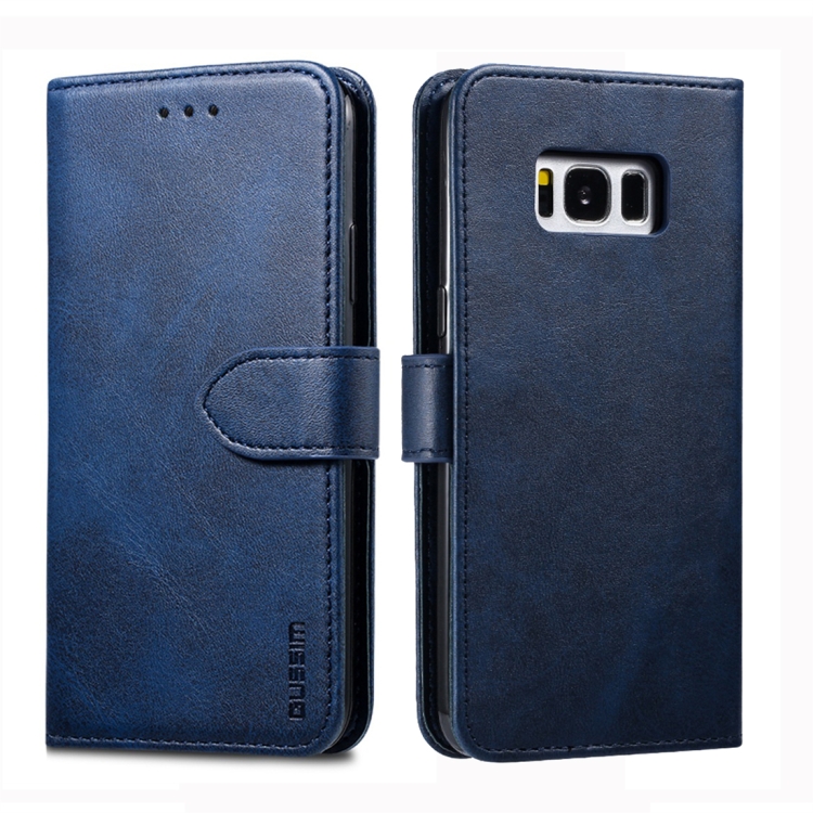 9D SKLO + PUZDRO 2v1 pre Samsung Galaxy S8 - Knižkové solid modré