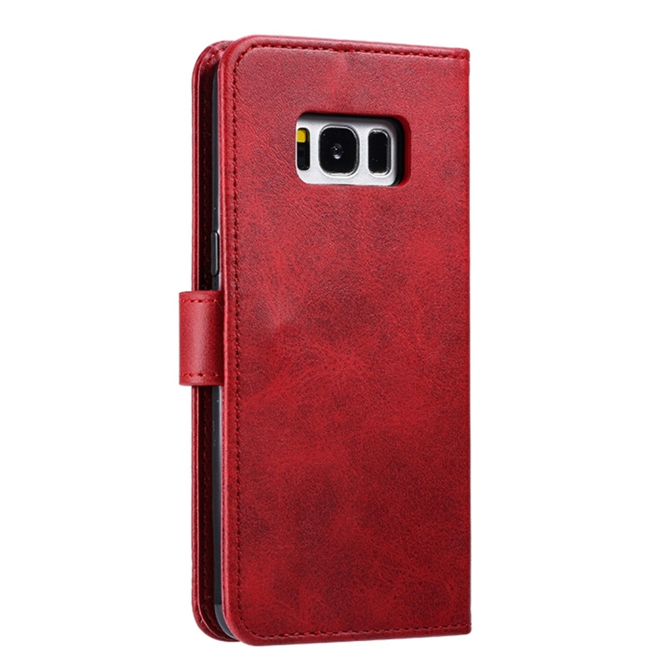 Knižkové puzdro pre Samsung Galaxy S8 - Solid červené