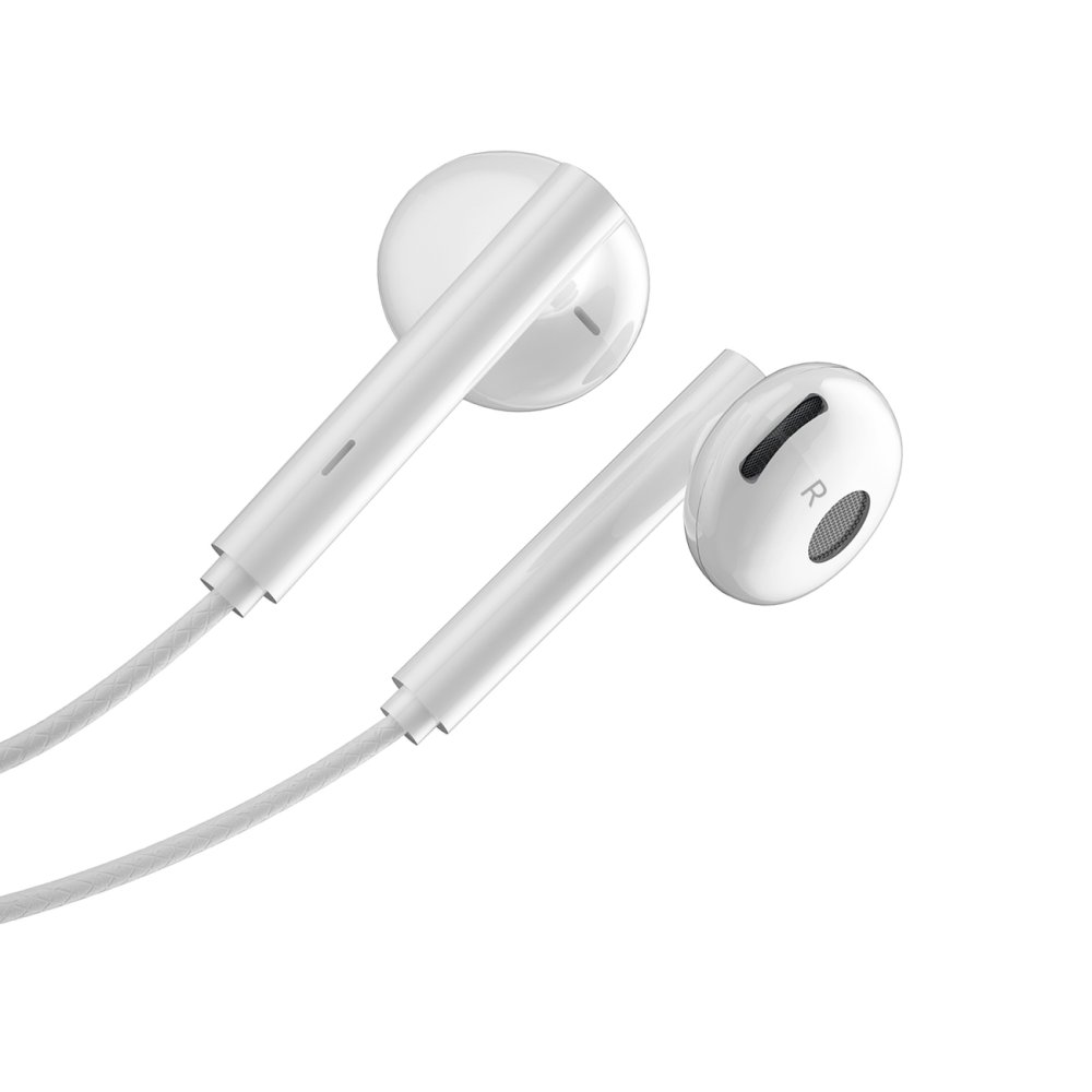 Dudao káblové slúchadlá USB typu C 1,2 m biele (X3B-W)