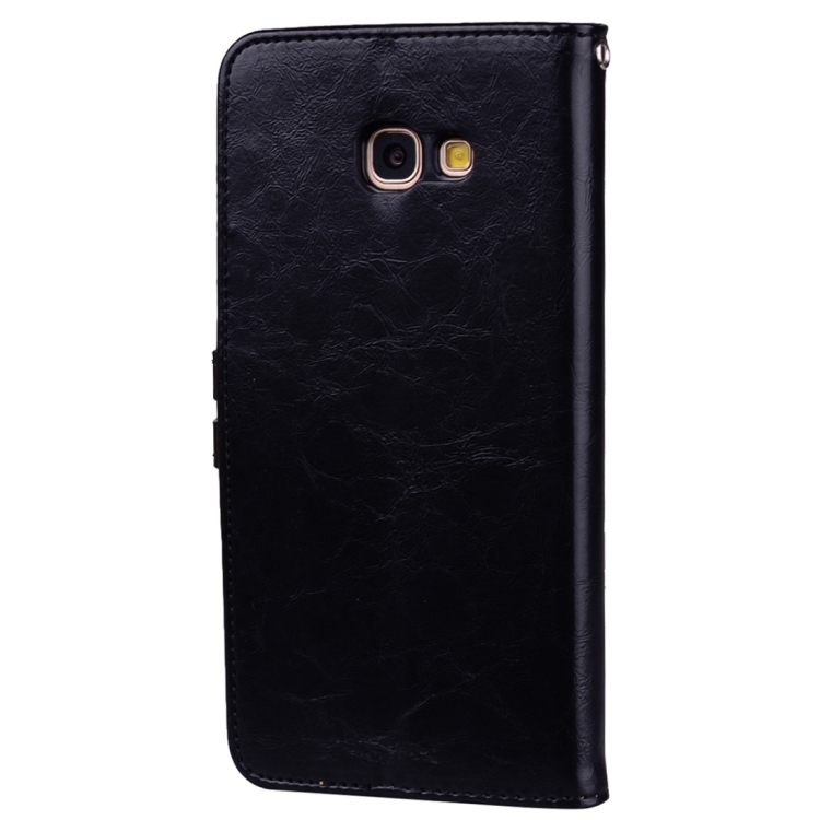 SKLO + PUZDRO 2v1 pre SAMSUNG GALAXY A5 2017 - Knižkové Solid čierne