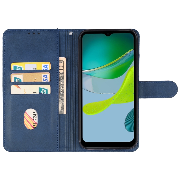 9D SKLO + PUZDRO 2v1 pre Motorola Moto E13 - Knižkové SOLID modré