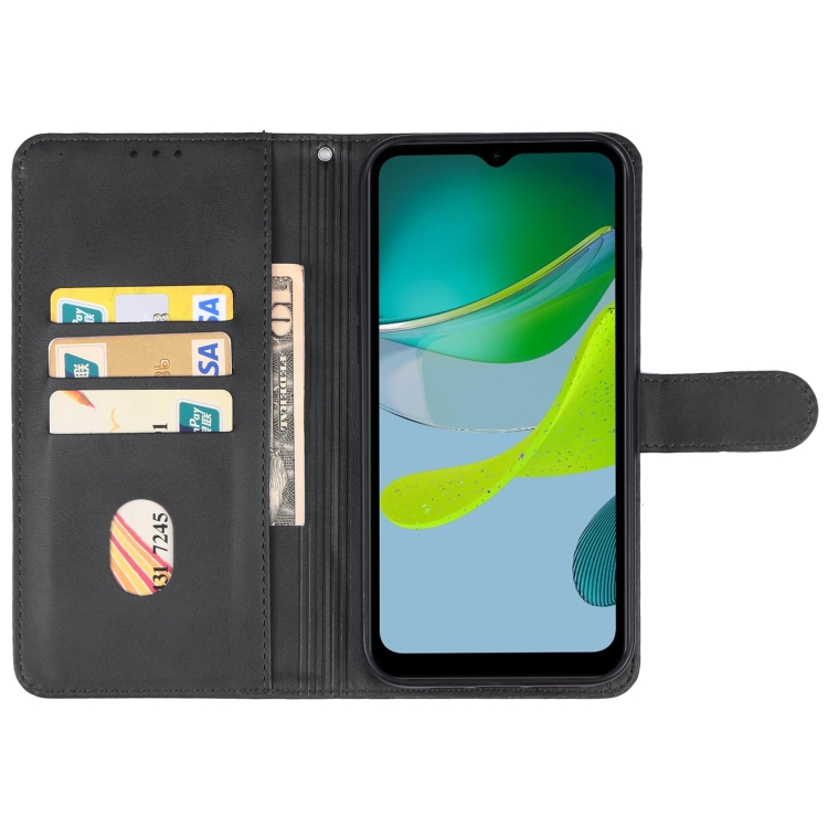 Knižkové puzdro pre Motorola Moto E13 - SOLID čierne