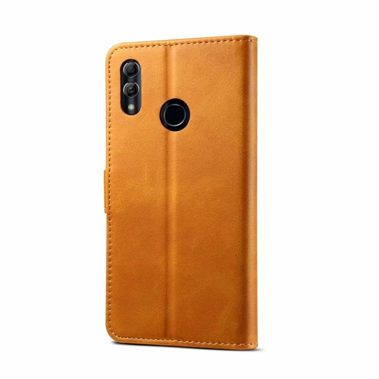 Knižkové puzdro pre Huawei P Smart 2019 / Honor 10 Lite - SOLID svetlo hnedé