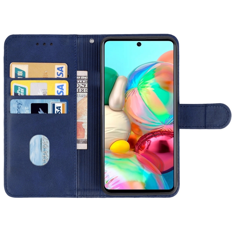 9D SKLO + PÚZDRO 2v1 pre Samsung Galaxy A71 - Knižkové SOLID modré