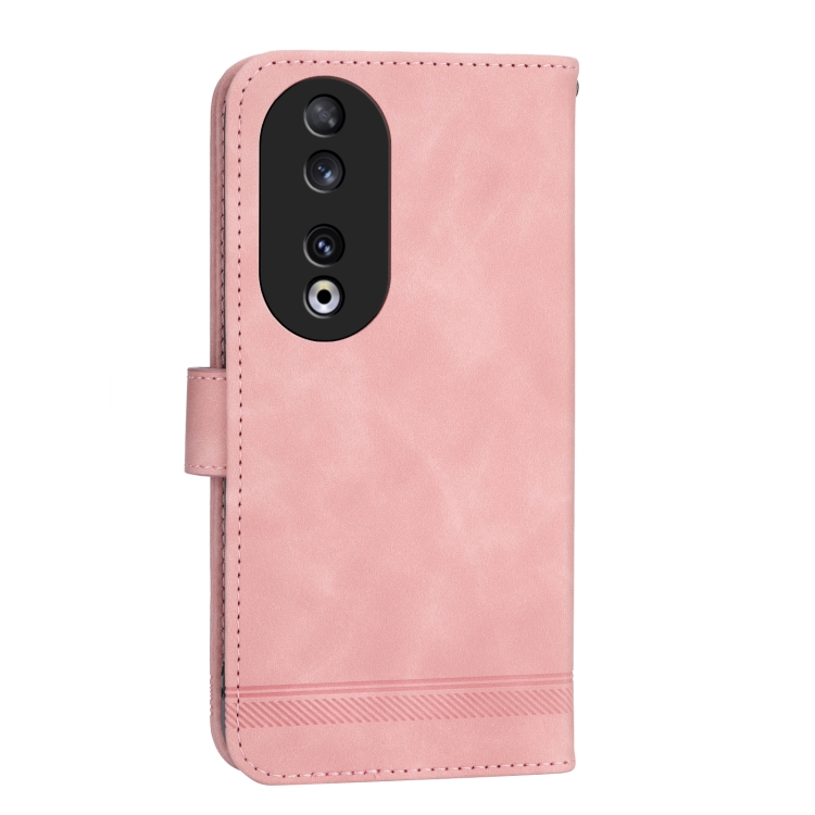 Knižkové puzdro pre Honor 90 5G - Dierfeng ružové