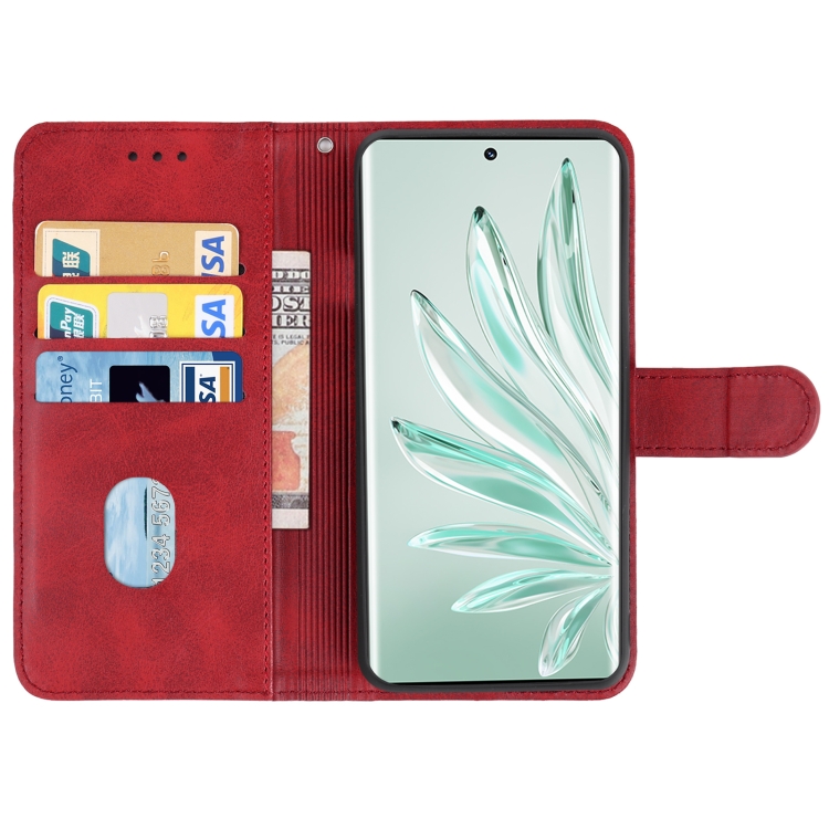 Knižkové puzdro pre Honor 70 - SOLID červené