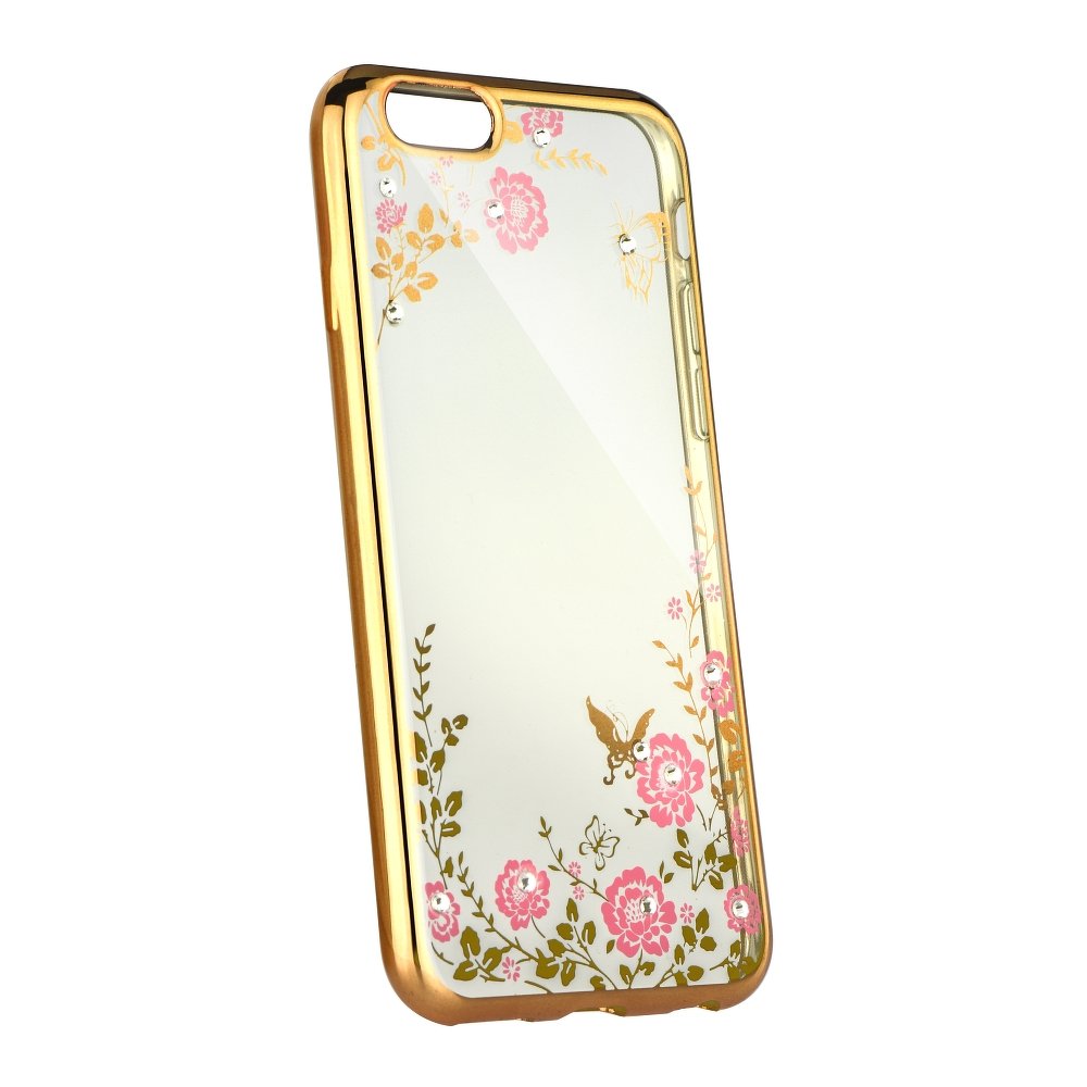 Silikonový obal Diamond pre Apple iPhone 7, 8, SE2 zlatý