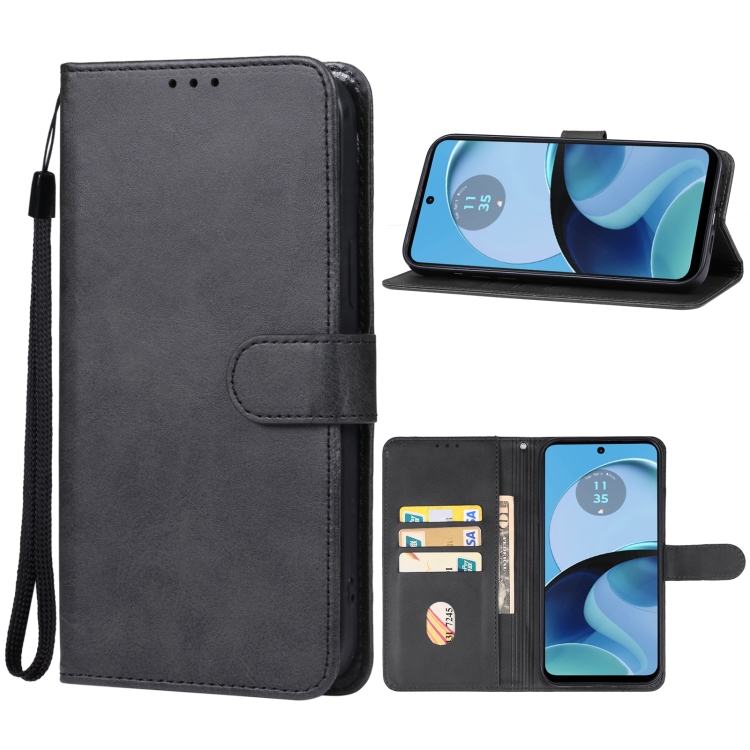 Knižkové puzdro pre Moto G54 5G / G54 5G Power Edition - SOLID čierne