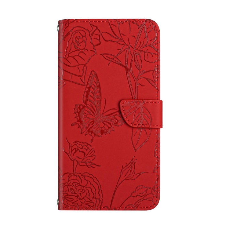 Knižkové puzdro pre Moto G54 5G / G54 5G Power Edition - Butterfly červené