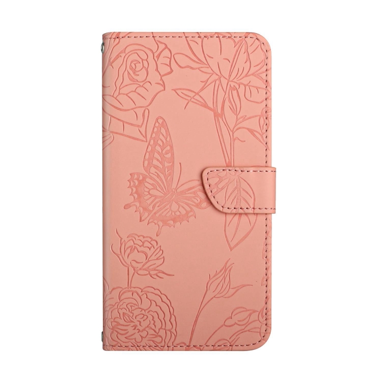 Knižkové puzdro pre Moto G54 5G / G54 5G Power Edition - Butterfly ružové