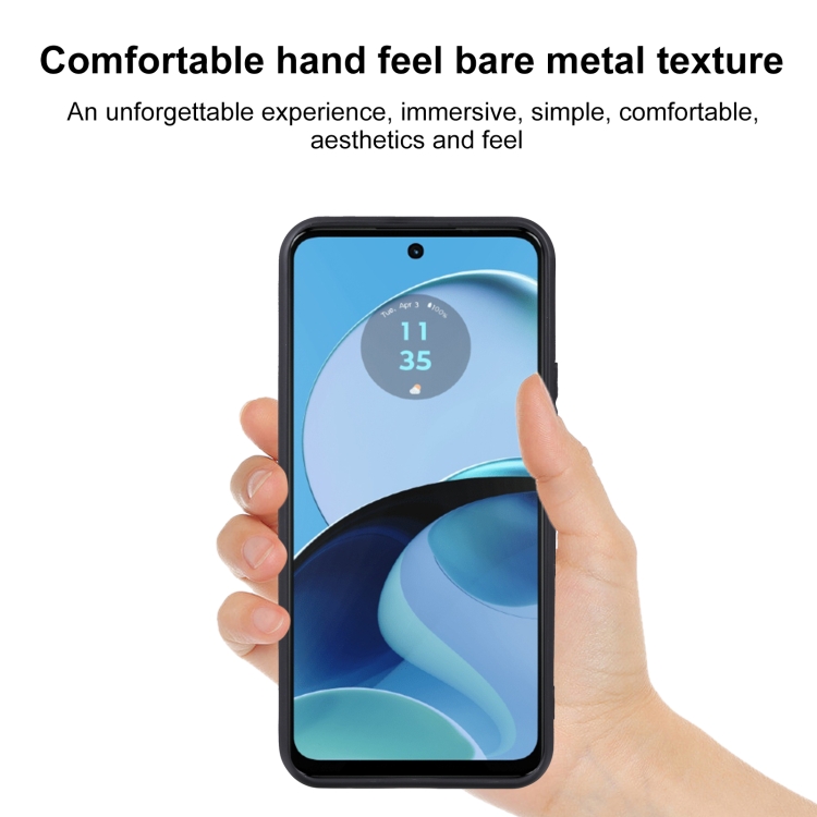 Silikónový kryt pre Moto G54 5G / G54 5G Power Edition - čierny