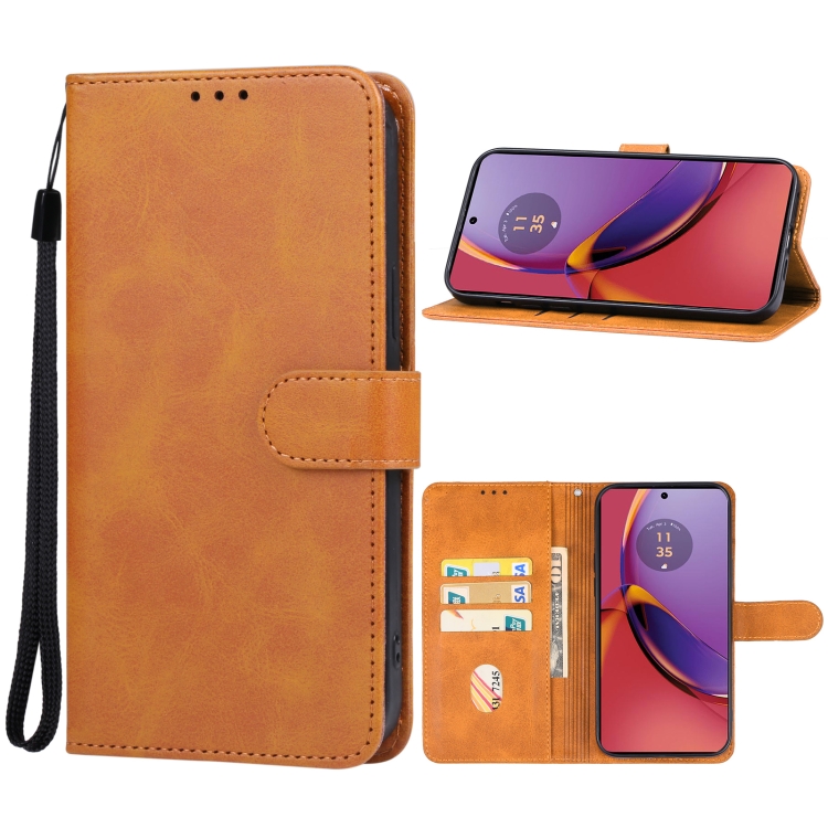 9D SKLO + PUZDRO 2v1 pre Motorola Moto G84 5G - Knižkové SOLID hnedé