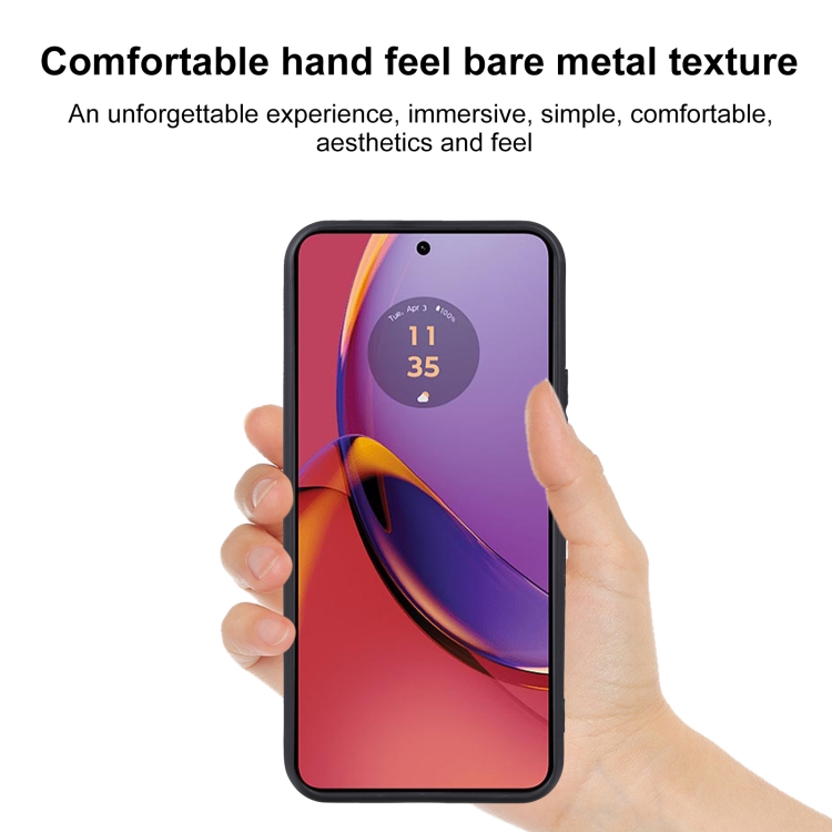 9D SKLO + PUZDRO 2v1 pre Motorola Moto G84 5G - Silikónové čierne