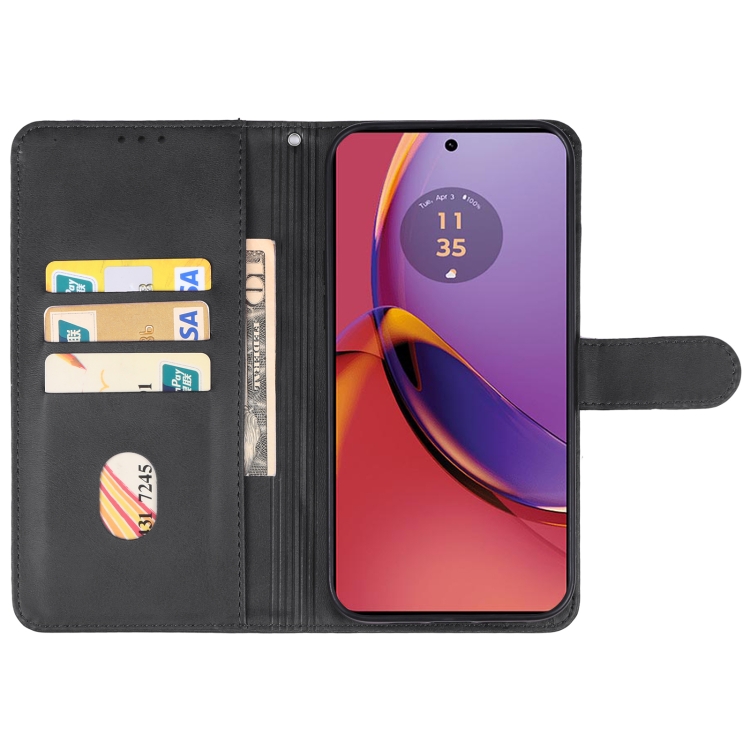 Knižkové puzdro pre Motorola Moto G84 5G - SOLID čierne