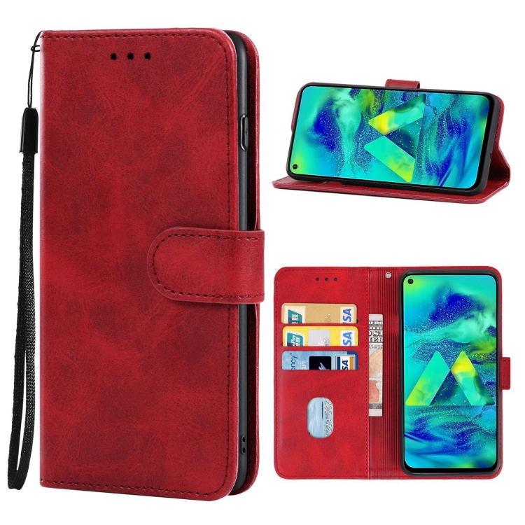 Knižkové puzdro pre Samsung Galaxy A51 - SOLID červené