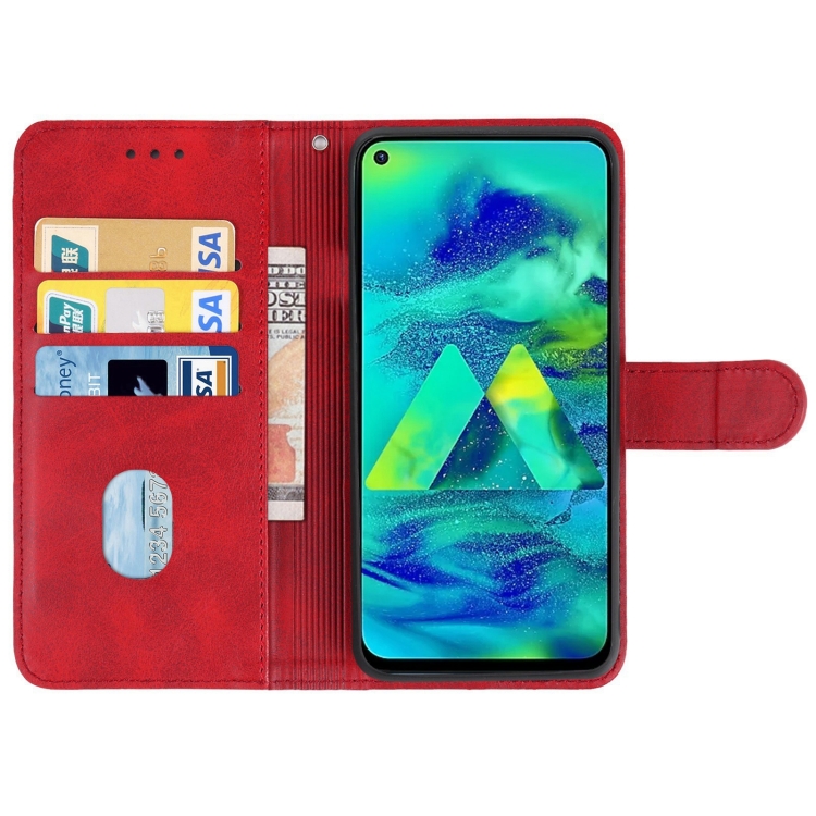 Knižkové puzdro pre Samsung Galaxy A51 - SOLID červené
