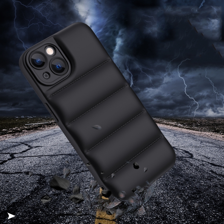 SKLO + PUZDRO 2v1 pre iPhone 15 Pro Max - AIRBAG hnedé