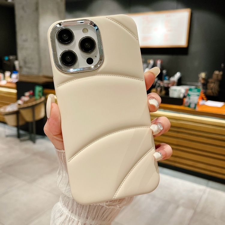 Zadný ochranný kryt pre iPhone 15 Pro - JACKET biely
