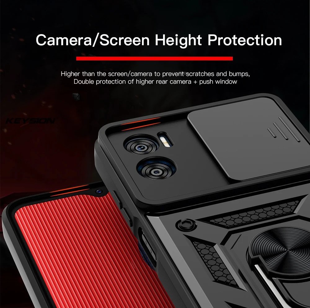 9D SKLO + PUZDRO 2v1 pre Motorola Moto E22 / E22i - Tvrdené Armor SLIDE čierne