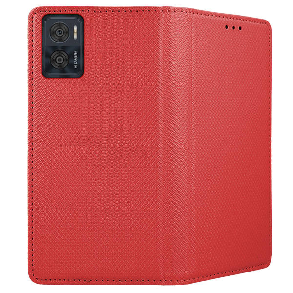 Knižkové puzdro pre Motorola Moto E22 / E22i - SMART MAGNET červené