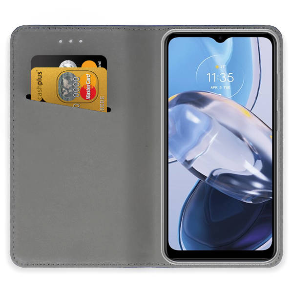 Knižkové puzdro pre Motorola Moto E22 / E22i - SMART MAGNET červené