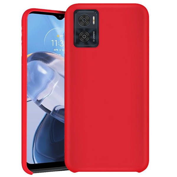 Silikónový kryt pre Motorola Moto E22 / E22i - červený