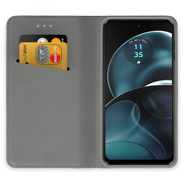 Knižkové puzdro pre Motorola Moto G14 - SMART MAGNET zlaté
