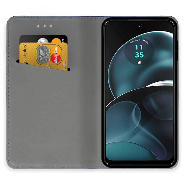 Knižkové puzdro pre Motorola Moto G14 - SMART MAGNET čierne