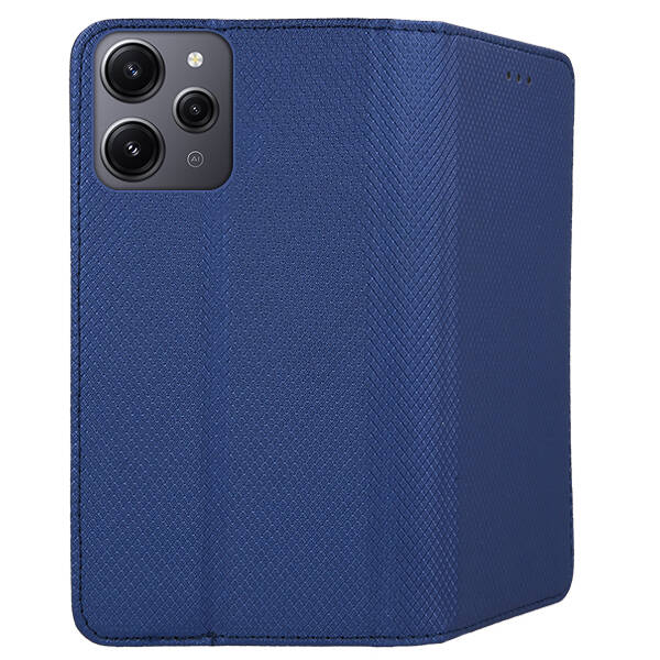 9D SKLO + PUZDRO 2v1 pre Xiaomi Redmi 12 - Knižkové SMART MAGNET čierne