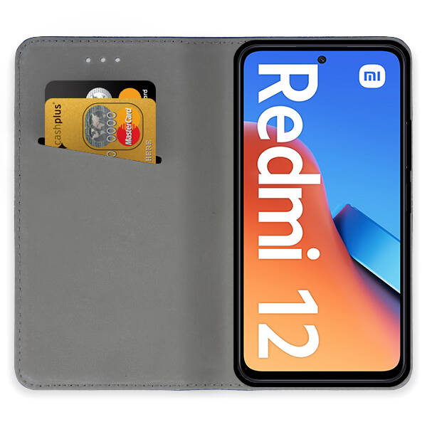 Knižkové puzdro pre Xiaomi Redmi 12 - SMART MAGNET čierne