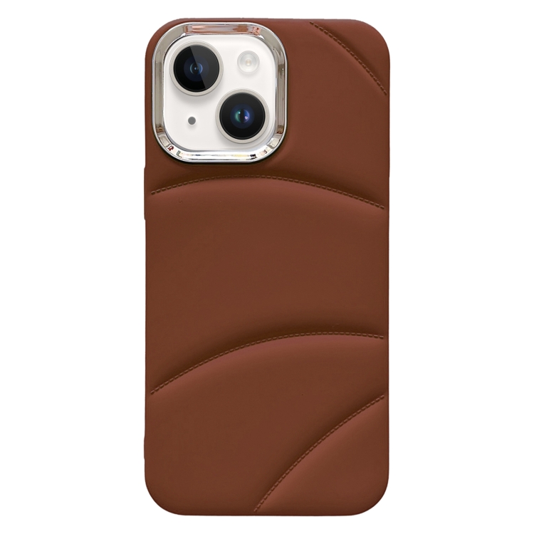 SKLO + PUZDRO 2v1 pre iPhone 15 - Zadné JACKET hnedé