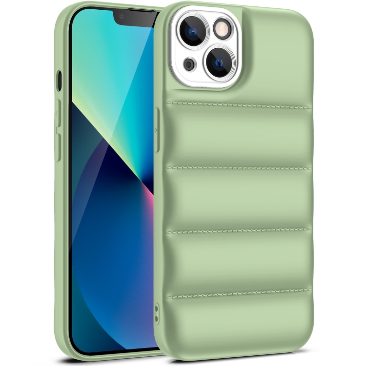SKLO + PUZDRO 2v1 pre iPhone 15 - Zadné AIRBAG zelené