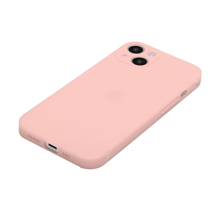 Zadný ochranný kryt pre iPhone 15 Plus - Silikónový ružový