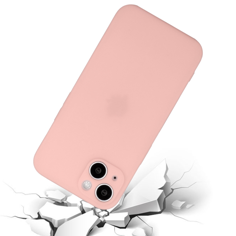 Zadný ochranný kryt pre iPhone 15 Plus - Silikónový ružový