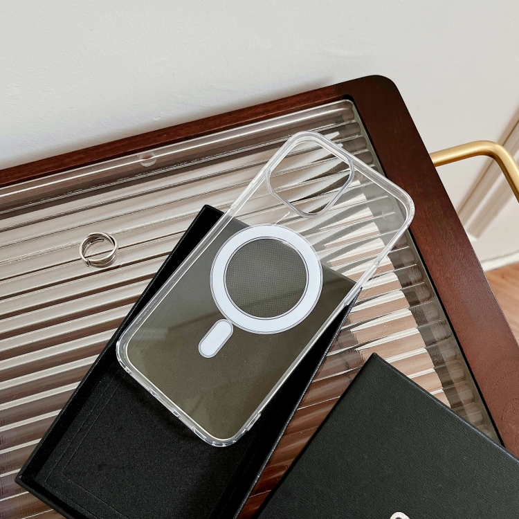 Zadný ochranný kryt pre iPhone 15 Plus - MAGSAFE priesvitný