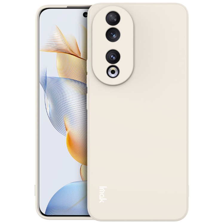 9D SKLO + PUZDRO 2v1 pre Honor 90 5G - Silikónové biele