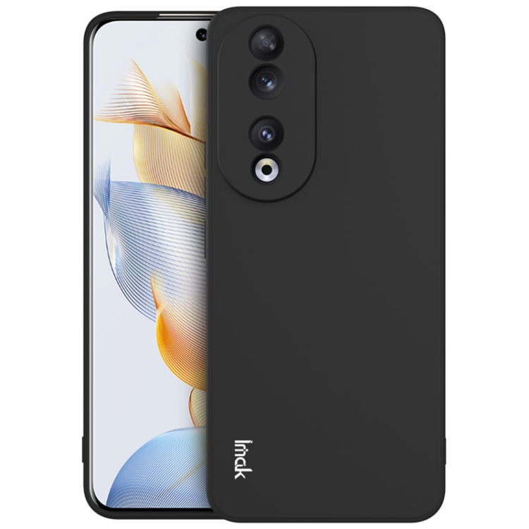 9D SKLO + PUZDRO 2v1 pre Honor 90 5G - Silikónové čierne